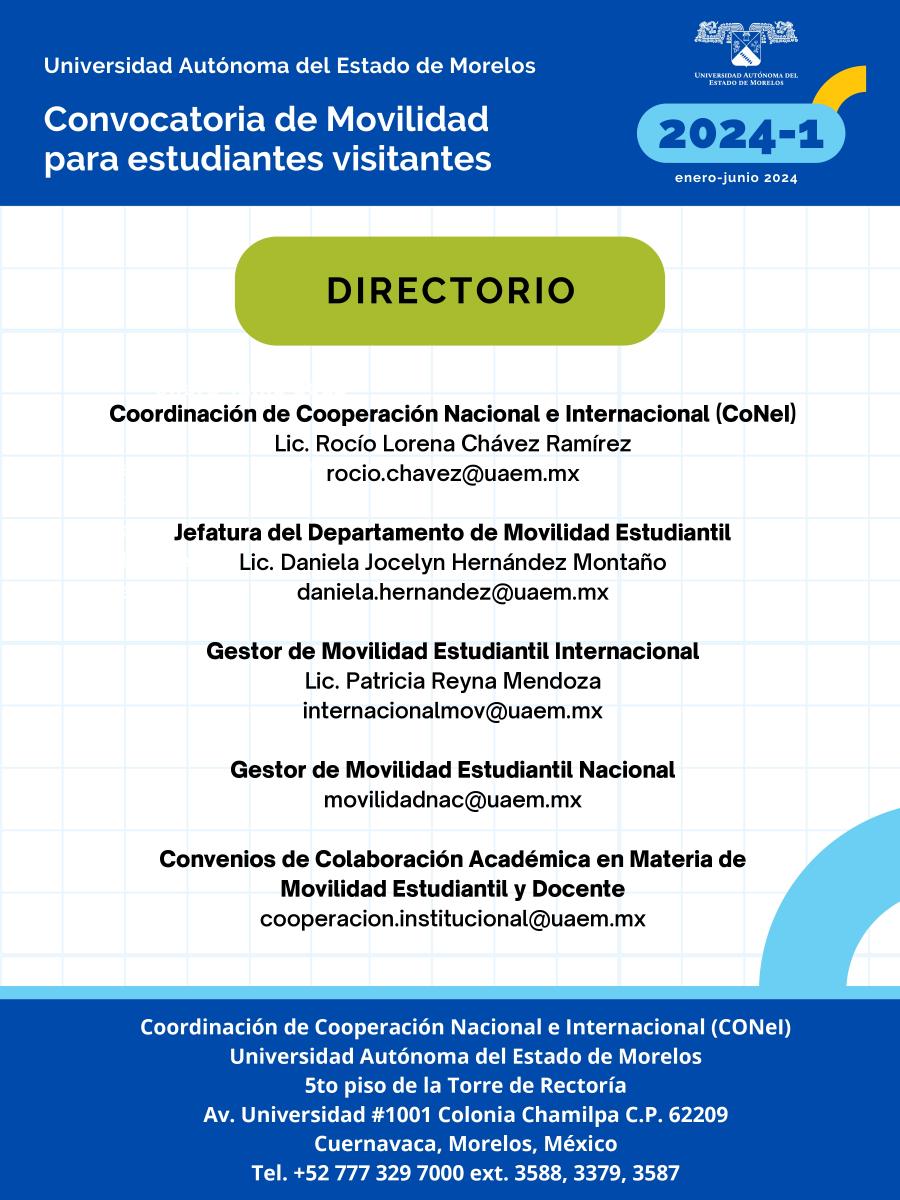 Convocatoria De Movilidad Estudiantil 2024 1 Oficina De Relaciones